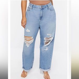 🆕 Forever 21 Baggy Distressed Jeans